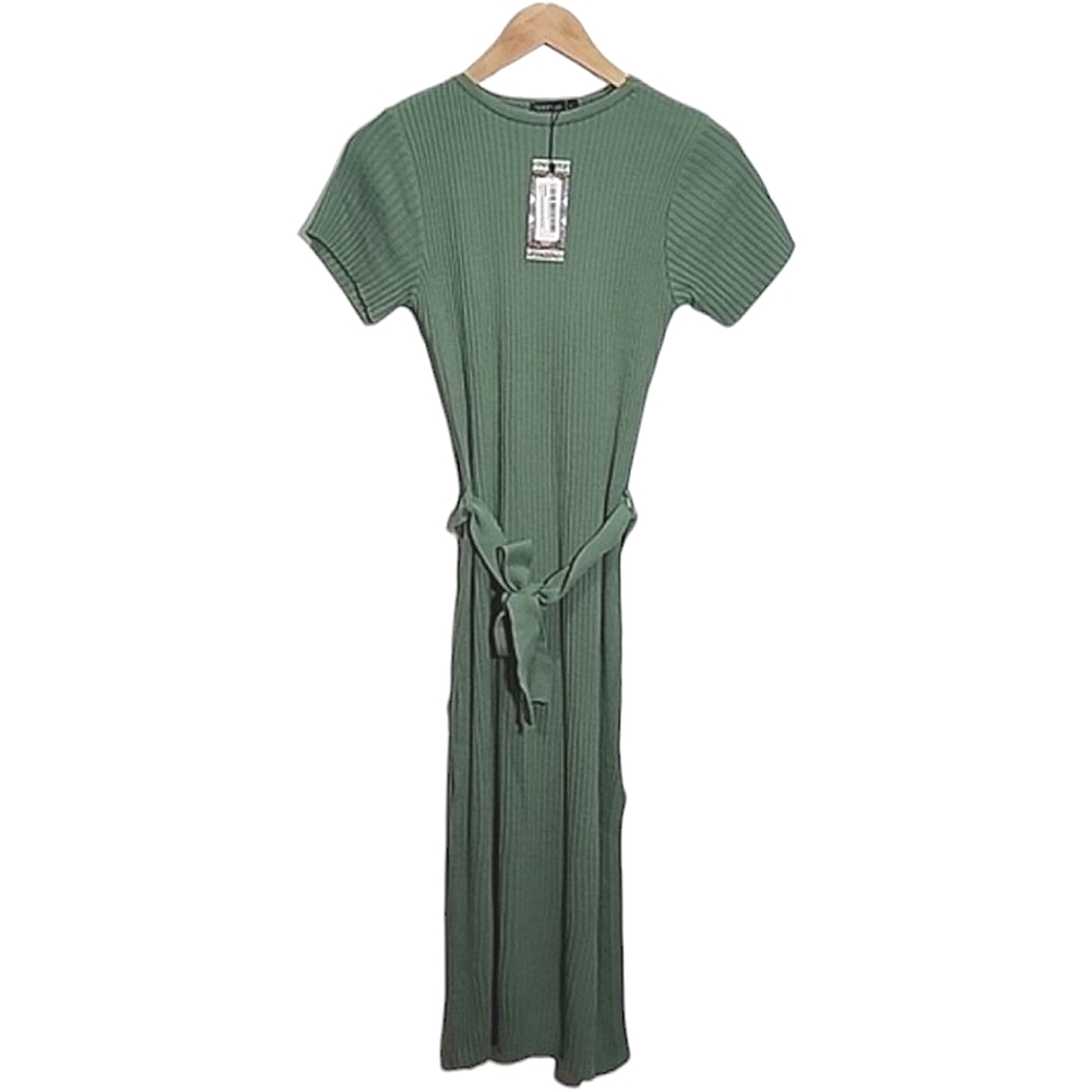 Boohoo NWT ribbed dress size L